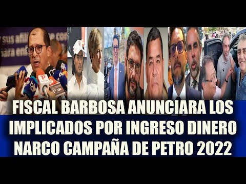 GOLPE A GOBIERNO PETRO FISCAL ANUNCIA QUIENES  SERAN LLAMADOS POR INGRESO DINERO OSCUROS CAMPAÑA2022