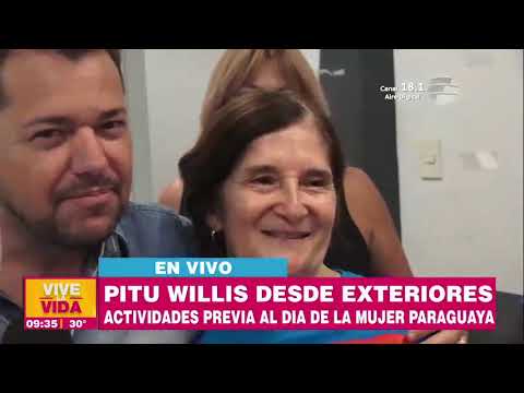 #PituWillis nos muestra las actividades previas al Día de la Mujer Paraguaya
