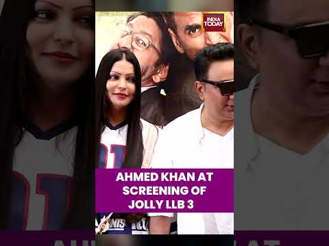 Ahmed Khan at Jolly LLB 3 Screening
