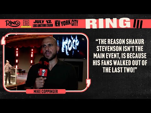 Mike Coppinger DOESN’T HOLD BACK On Shakur Stevenson Criticism, Reveals Tank Vs. Roach 2 Doubts