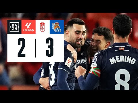 Granada CF vs Real Sociedad (2-3) | Resumen y goles | Highlights LALIGA EA SPORTS