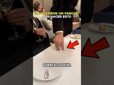 ¿Por qué algunos restaurantes ponen pegatinas en el mantel en vez de cambiarlo? 🍽️✨ #restaurantes