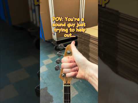 Sound guy always trying to help when the band isn’t looking! #shorts #ytshorts #ytmusic #funny #fyp