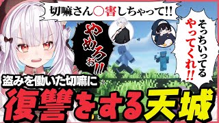 傭兵こるぺんを使って盗みを働いた切嘛を始末しようとする天城てん【天城てん / #ストグラ救急隊 / 切り抜き / Minecraft】