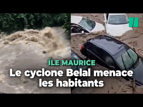 Après La Réunion, c’est l’île Maurice qui est menacée et inondée par le cyclone Belal