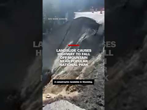 Stunning drone footage shows extent of Teton Pass landslide