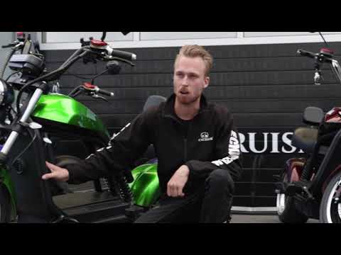 Review Cafecruiser | Echopper 6.0  | Nieuwe E-scooter 2021 ! Elektrische harley scooter