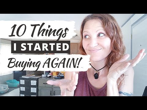 10 THINGS I STARTED BUYING AGAIN: Ecofriendly Items Still In Tiny!