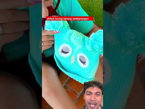 akibat buang kupluk sembarangan⁉️ #shorts