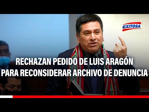 Rechazan pedido de Luis Aragón para reconsiderar archivo de denuncia contra fiscal Delia Espinoza