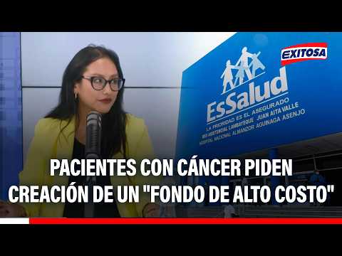 🔴🔵 Pacientes con cáncer y enfermedades raras piden creación de un "fondo de alto costo"