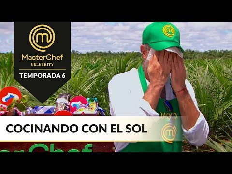 Los cocineros le hacen frente al sol en medio del reto por equipos | MasterChef Celebrity