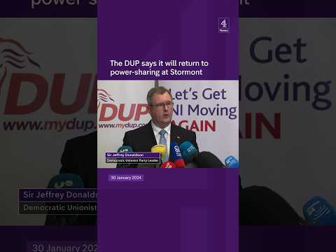DUP to return to power sharing at Stormont