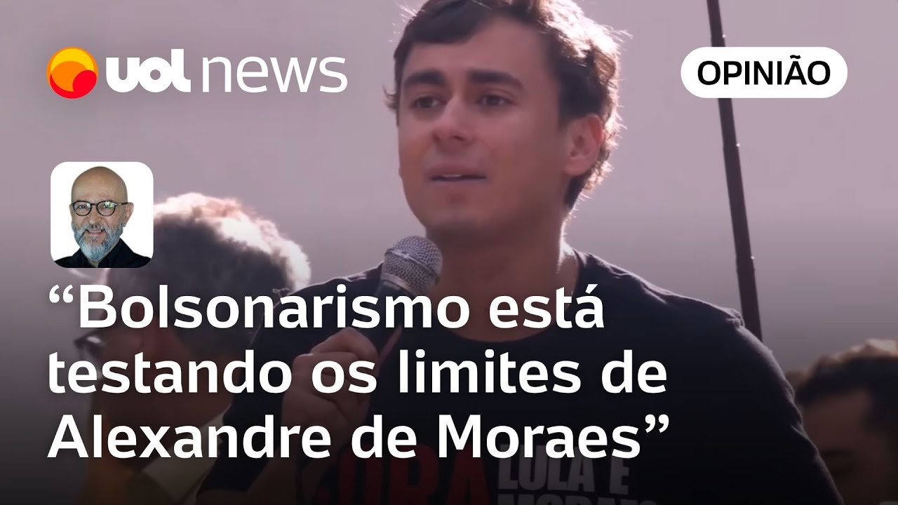 Nikolas Ferreira na prática chama Moraes de criminoso bolsonarismo testa os limites diz Josias