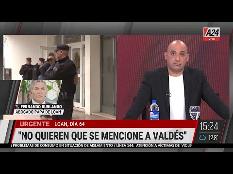 LOAN: NO QUIEREN QUE SE MENCIONE A VALDÉS dijo Fernando Burlando