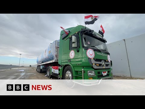 Israel says it will allow two trucks of fuel a day into Gaza - BBC News