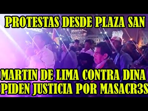 PUNEÑOS SE PRONUNCIAN DESDE PLAZA SAN MARTIN DE LIMA..