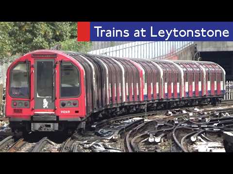 London Underground Central Line Trains At Leytonstone