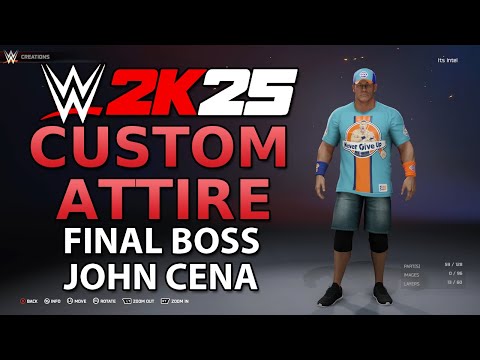 WWE 2K25 CUSTOM ATTIRE: Final Boss John Cena