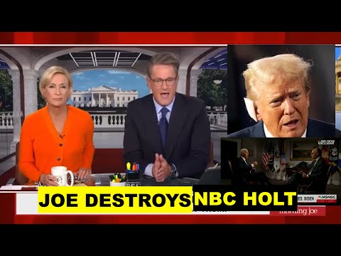 MORNING JOE SCARBOROUGH EXPLODES FOS NBC LESTER HOLT - CLOSET TRUMP FAN