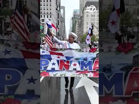Hispanic <strong>Day</strong> Parade marches on despite rainy <strong>weather</strong>
