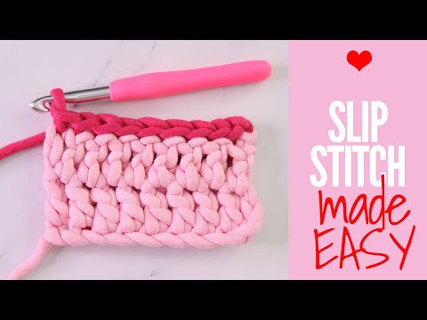 Slip Stitch Crochet - Learn how to crochet slip stitch easily