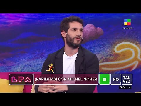 Michel Noher responde a las Rapiditas con Flor Peña