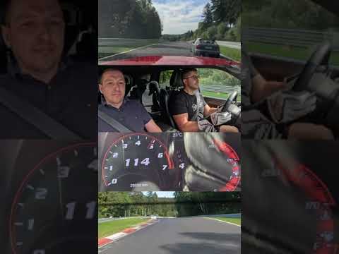 HUGE 900hp Dodge Durango Hellcat Chases smol Honda Civic // Nürburgring