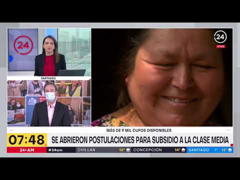 Comienzan las postulaciones al Subsidio para la Clase Media | 24 Horas TVN Chile