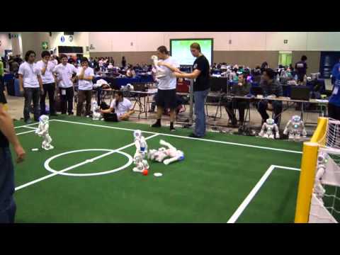 Robocup 2012 Nao-Team HTWK Leipzig vs. UChile