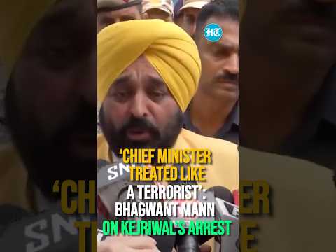 ‘Chief Minister Treated Like A Terrorist’: Bhagwant Mann On Kejriwal’s Arrest