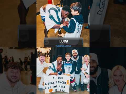 Congratulations to Luca for beating cancer 👏❤️