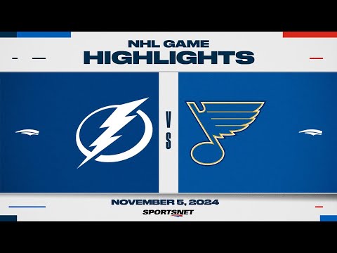 NHL Highlights | Lightning vs. Blues - November 5, 2024