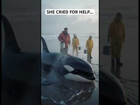 When the ocean cried for help … humans answered. #orca #rescue #kindness #aishorts