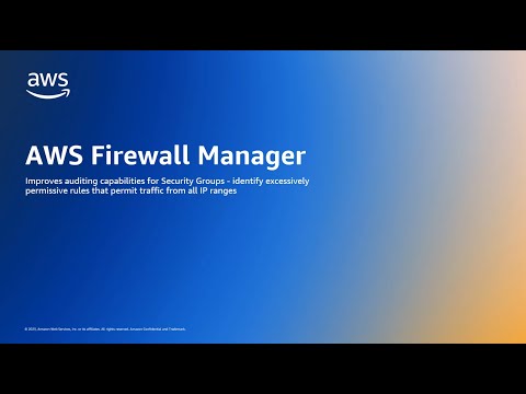 Using AWS Firewall Manager to audit unrestricted IPv4 and IPv6 allow rules | Amazon Web Services