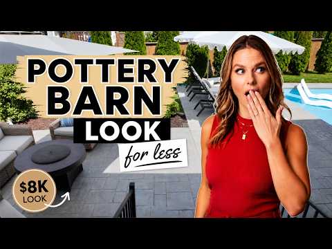 Backyard Makeover | Pottery Barn Look with Walmart Prices