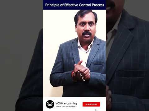 Principle Of Effective Control Process – #Shortvideo – #businessmanagement  #BishalSingh – Video@140