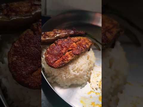 Baingan Tawa Fry | Spicy Lasooni Baingan Fry | Baingan Bhaja | Baigan Fry Recipe #shorts
