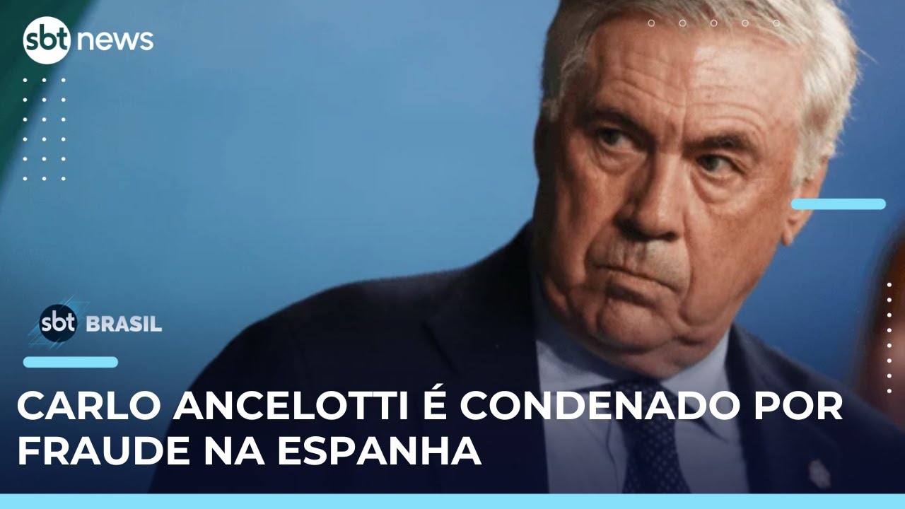 Carlo Ancelotti é condenado a um ano de prisão por fraude fiscal na Espanha | SBTBrasil
