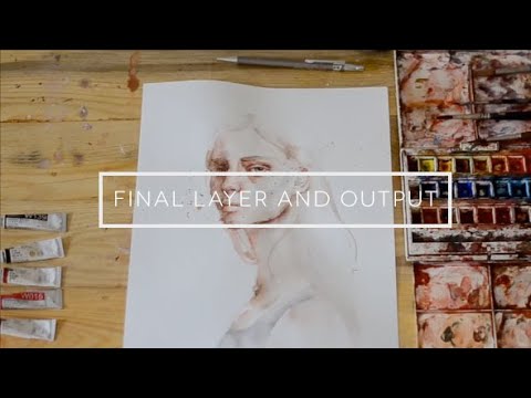 Loose Watercolor Portrait Tutorial Part 4: Final Layer