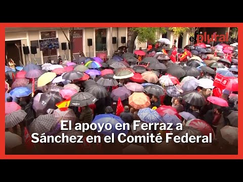 El apoyo en Ferraz a Sánchez en el Comité Federal