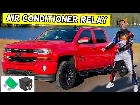 CHEVROLET SILVERADO AIR CONDITIONER  RELAY LOCATION REPLACEMENT 2014 2015 2016 2017 2018 2019