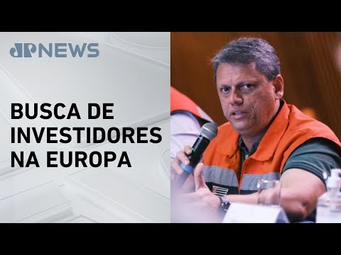 Tarcísio vai atrás de apoio internacional para construção do túnel Santos-Guarujá