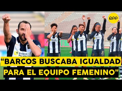 ANAIS VILCA se refiere al gran apoyo de HERNAN BARCOS al equipo femenino de ALIANZA LIMA