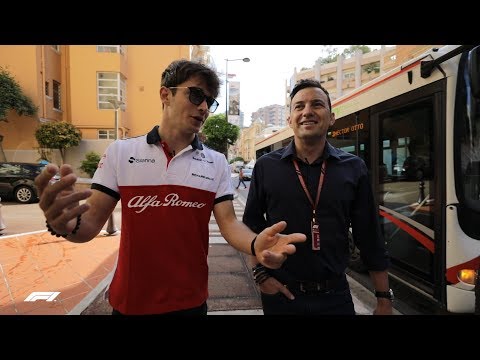 Charles Leclerc's Walk to Work | 2018 Monaco Grand Prix