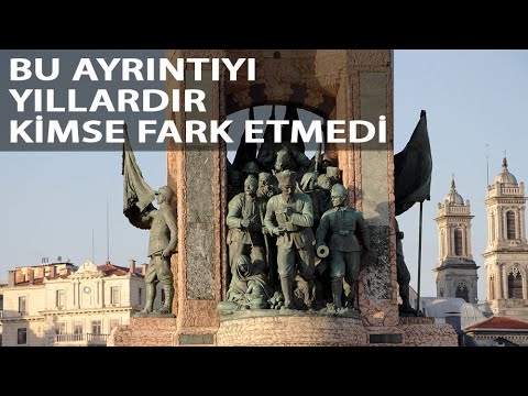 Taksim Cumhuriyet Anıtı'nda Yıllardır Fark Edilmeyen Ayrıntı