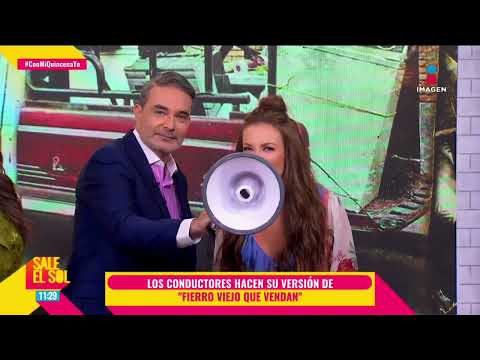 Ingrid Coronado, Mauricio Islas y Mark Tacher IMITAN el sonido del fierro viejo