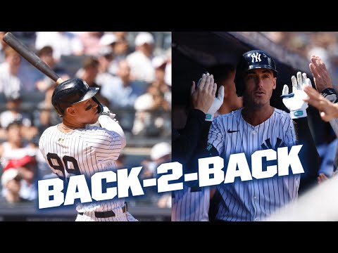 BACK-TO-BACK! Aaron Judge and Cody Bellinger crush back-to-back homers for the Yankees!