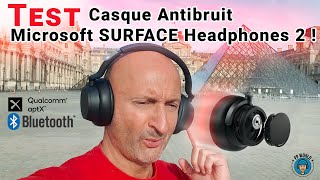 Vido-Test : TEST : Casque ANTIBRUIT Microsoft SURFACE Headphones 2 ! (Bluetooth APT-X) !
