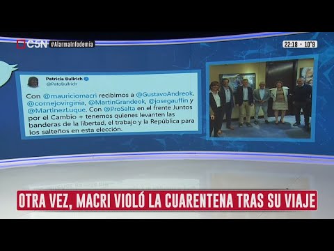 Macri viajó a Miami y volvió a incumplir la cuarentena obligatoria para viajeros en Argentina